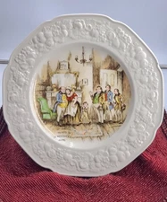 Mrs Bardell Faints In Mr Pickwick's Arms Crown Ducal  Decorative Wall Plate 