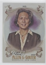 2021 Topps Allen & Ginter's Hot Box Silver Portrait Kim Ng #226 y5m