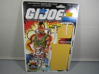 GI JOE -- 1985 COBRA  RIPPER  FULL file card  - 10 + items = FREE SHIP -- GIJOE