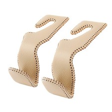Headrest Hooks For Purses And Bags Car Back Seat Headrest Hanger Vehicle Beige L