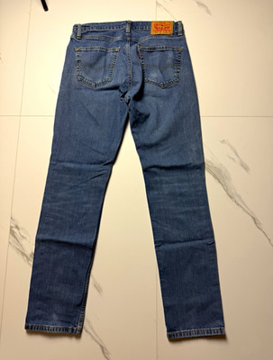 Levi's 511 Herren Jeans blau Denim Slim gerades Bein W32/L32 Five-Pocket