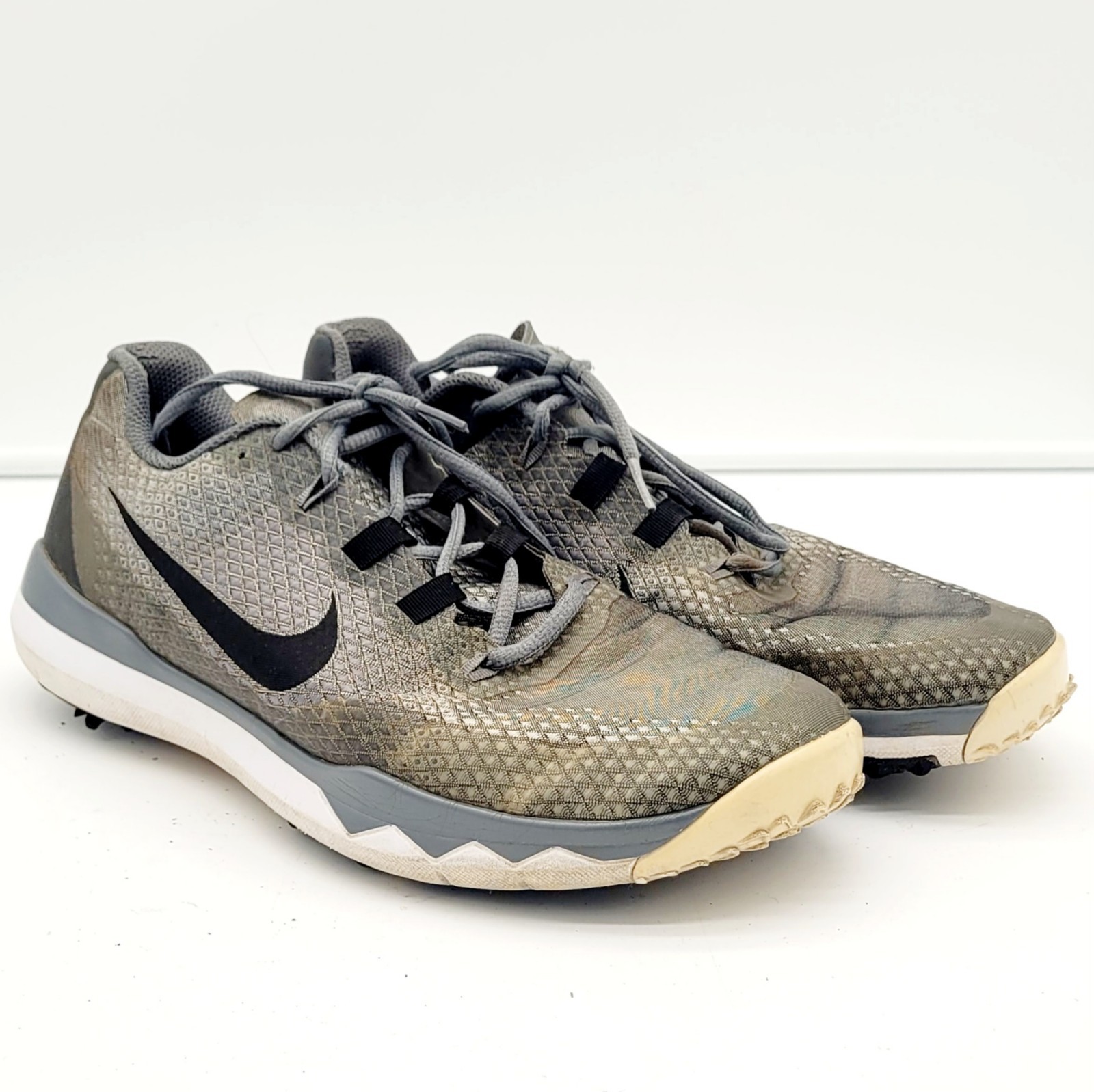 Men&rsquo;s Sz. 12 Gray Black Soft Spikes 704884-002