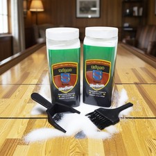 Shuffleboard Sand with Dustpan and Brush for Easy Cleanup and Maintenance