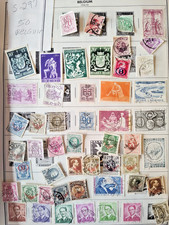 Belgium Foreign Postage Stamps Pre 1974 Stamps Used 50 stamps