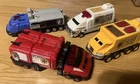 Power Rangers Vintage Megazord Truck action Figure Bandai Lot Toys Light speed