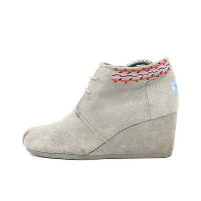 TOMS Damen Desert Wedges Stiefeletten Knöchelhoch Keilabsatz-Stiefeletten EU 38