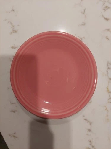 Fiestaware Peony Pink Salad Classic Rim Plate 7"
