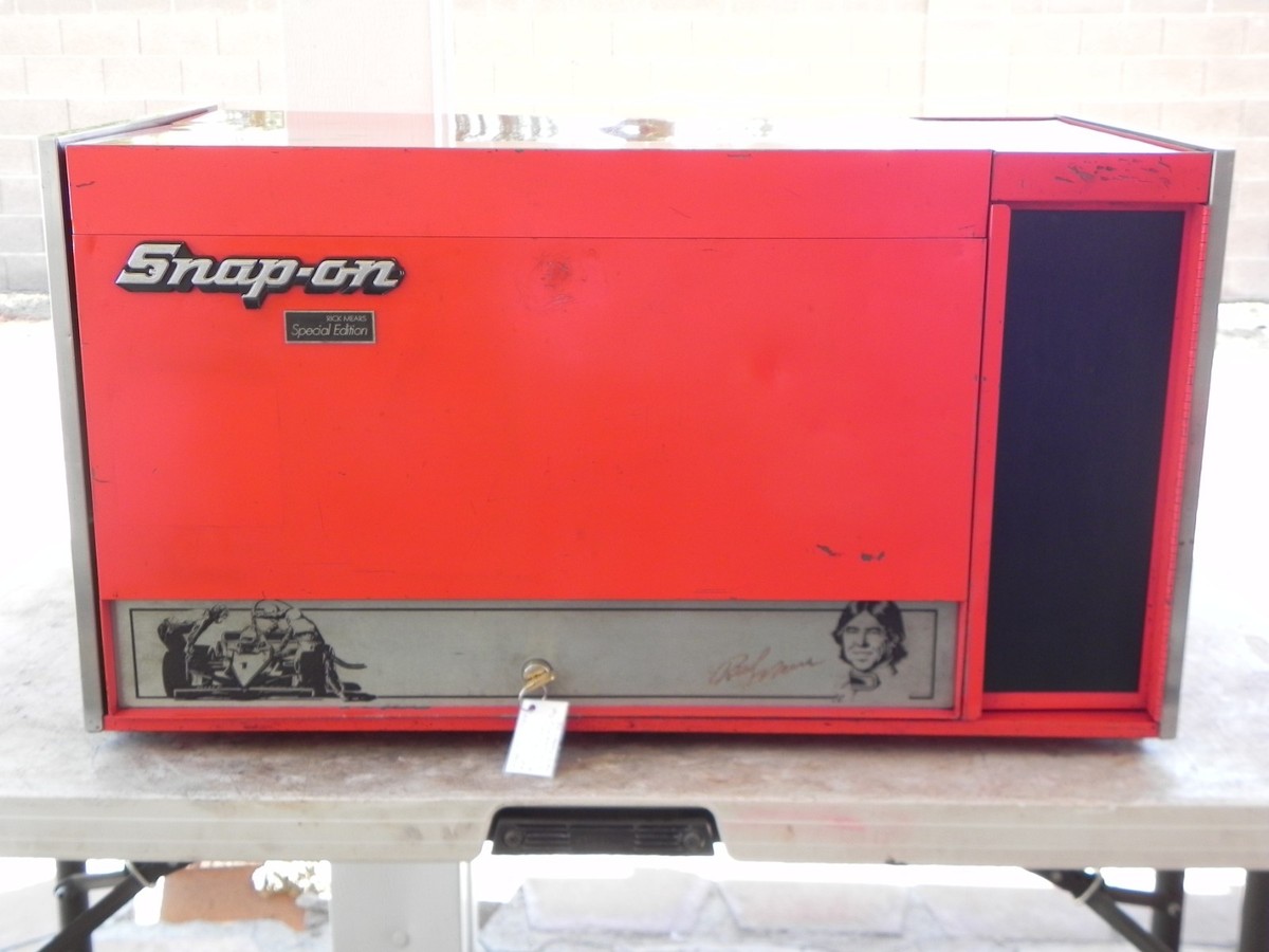 Vintage Snap-On Rick Mears Special Edition 12 Drawer Flip Top