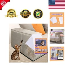 Durable Self-Adhesive Cat Scratch Protectors - 15 Pack, No Pins, 11x14 In