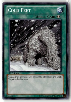 Cold Feet REDU-EN065 1st Edition Common Yu-Gi-Oh TCG MP
