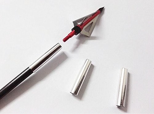 GPP 20PK 5/16 Arrow Shaft AL Glue-On Outserts Socket for Woo