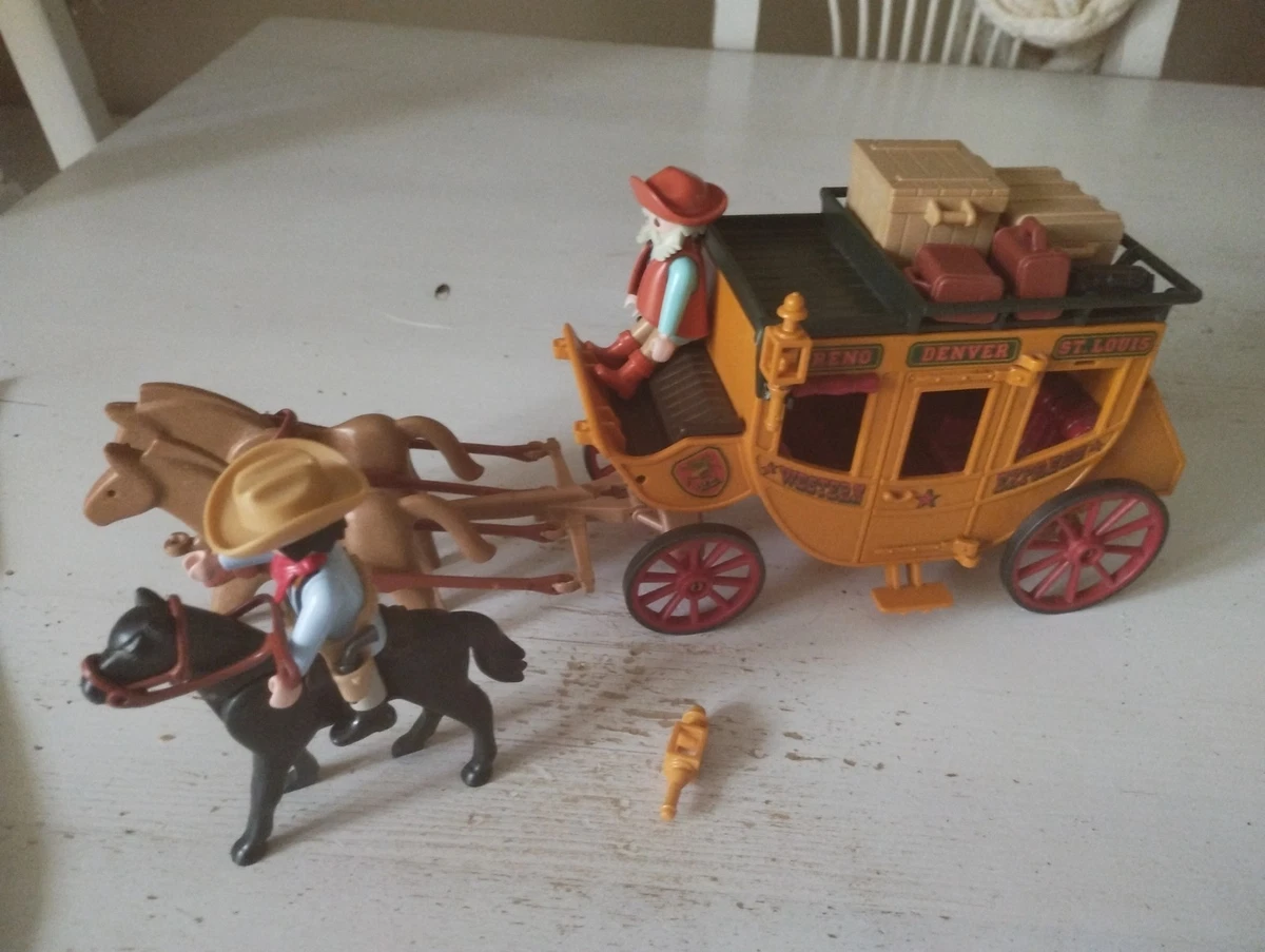 Playmobil 4399 diligence cowboy - Jeux & Jouets