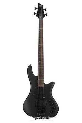 Schecter Stiletto Stealth 4 Bass Guitar - Satin Black