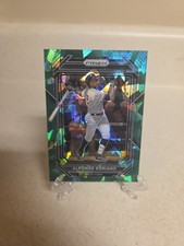 2023 Panini Prizm Baseball Alfonso Soriano Green Cracked Ice New York Yankees