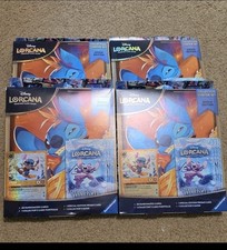 Disney Lorcana Winterspell Collection Starter Set Stitch Edition Lot Of 4 Sealed