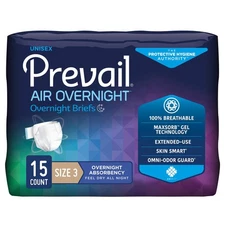 Prevail Incontinence Brief Overnight NGX-014 Overnight 60 Ct