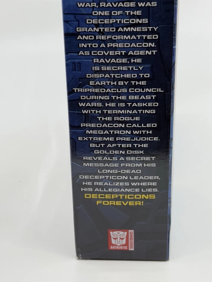 Ravage Covert Agent - Transformers WFC “Beast Wars” - Imagen 4 de 4
