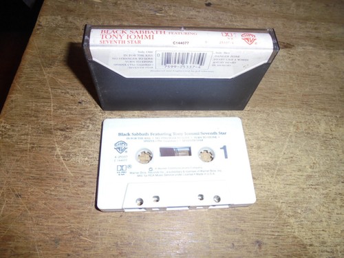 Black Sabbath Featuring Tony Iommi Seventh Star Cassette Tape 1986 Warner - Picture 2 of 2