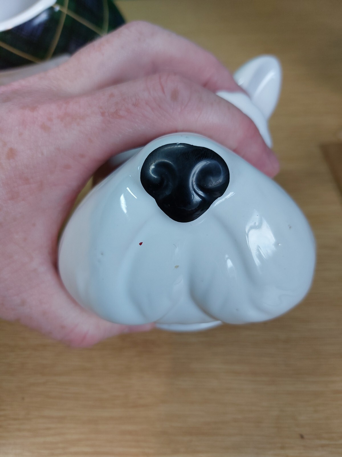 Ceramic Westie West Highland White Terrier Cookie Jar Biscuit Barrel