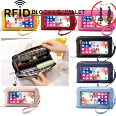 Womens Girls Touch Screen Bag Crossbody Cell Phone Wallet