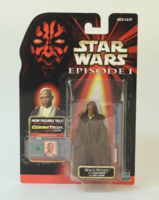 * Star Wars EP1 Episode 1 Phantom Menace Mace Windu  1999 Hasbro