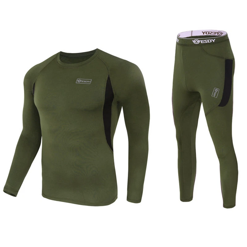 ESDY Mens Thermal Underwear Set Long Johns Top & Bottom Ultra Soft Fleece
Opens in a new window or t