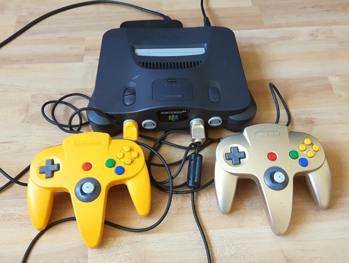 nintendo 64 n64 console, controllers and games bundle