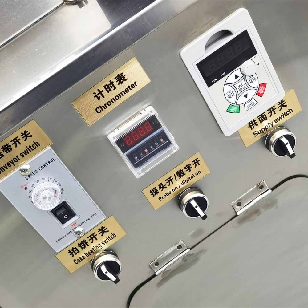 Pneumatic Dough Dividing Machine 2 in1 Dough Cutter& Dough Sheeter 10-300g 7.09"