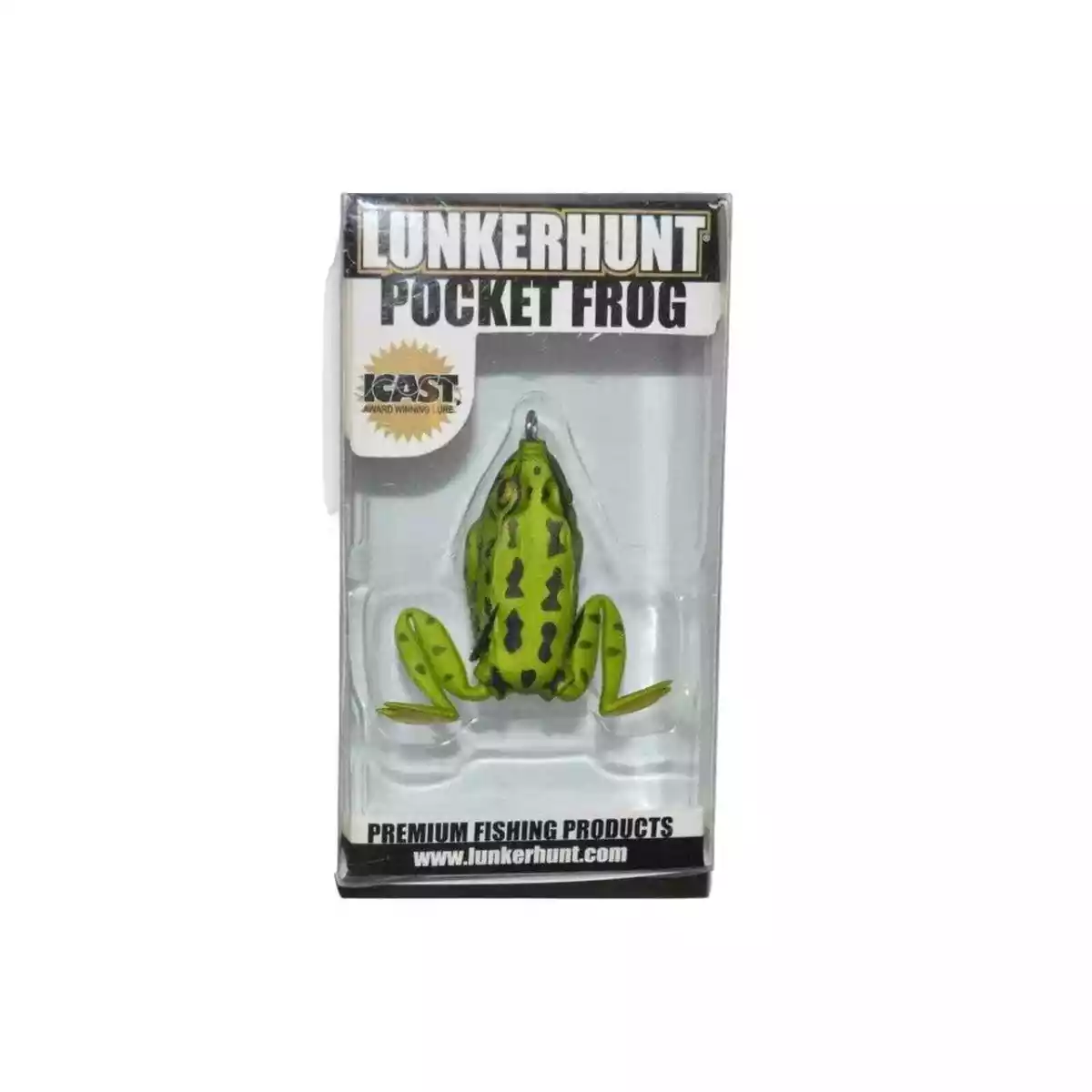 Lunkerhunt Fishing Lures Pocket Frog, 1.75, 1/4oz. - Green Tea - PF01