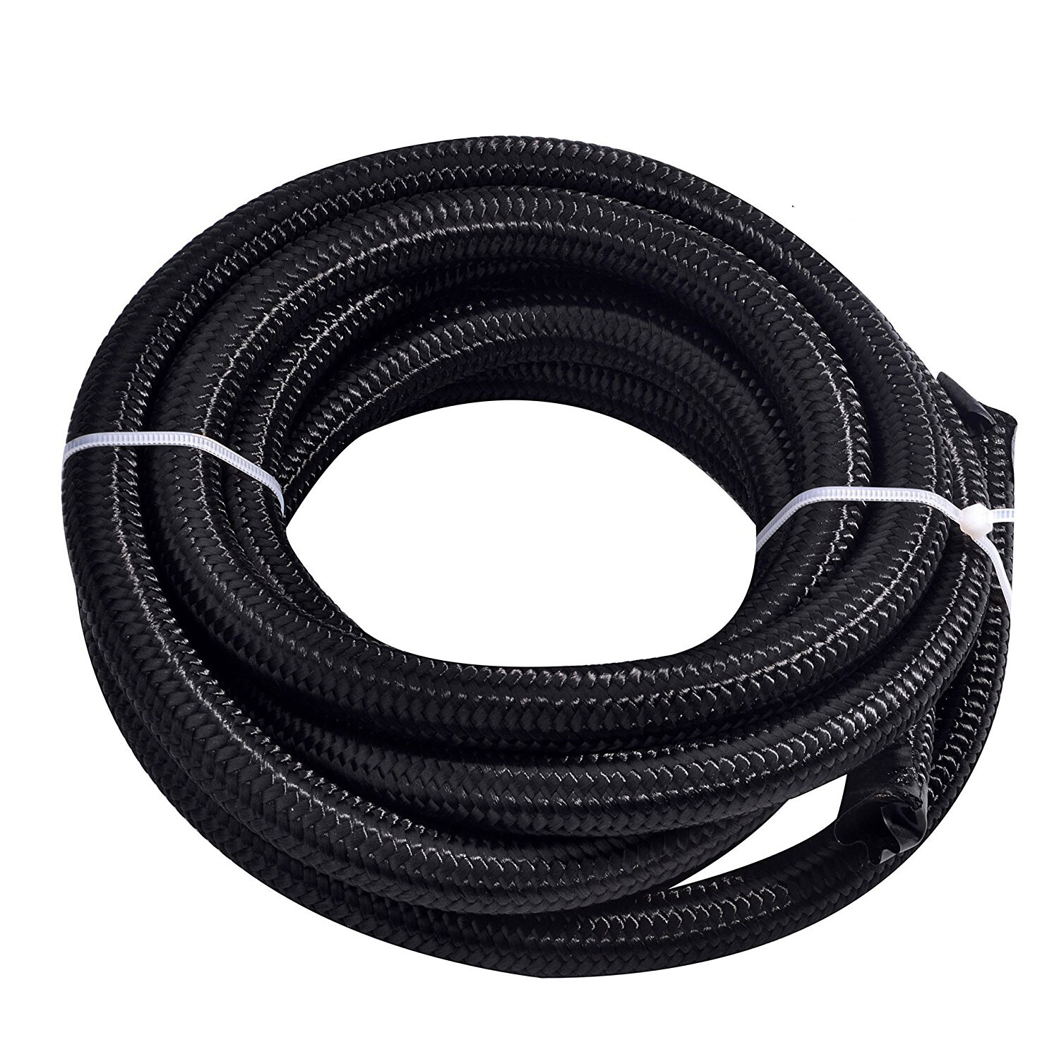 8AN AN8 AN8 Fitting 11MM Steel Nylon Braided Fuel Oil Hose Line 5