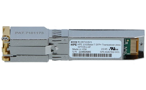 HP Enterprise - 826762-001 - 10GBase T SFP+ Transceiver