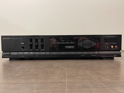 Vintage Sharp - AV Prozessor AD-3400   Audiovisuelle Klangverarbeitung