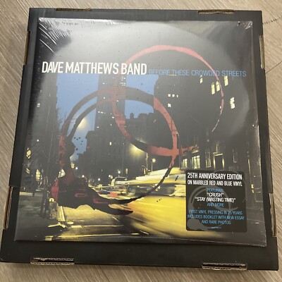 Dave Matthews Band Before These Crowded Streets Red/Blue Swirl