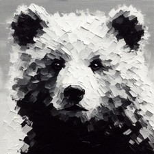 ORIGINAL BEAR PAINTING -  America Canada Alaska Art Signed Professional Presale