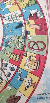 ANCIEN JEU DE l' Oie Publicitaire offert par la Levure Alsa EUR 5,00