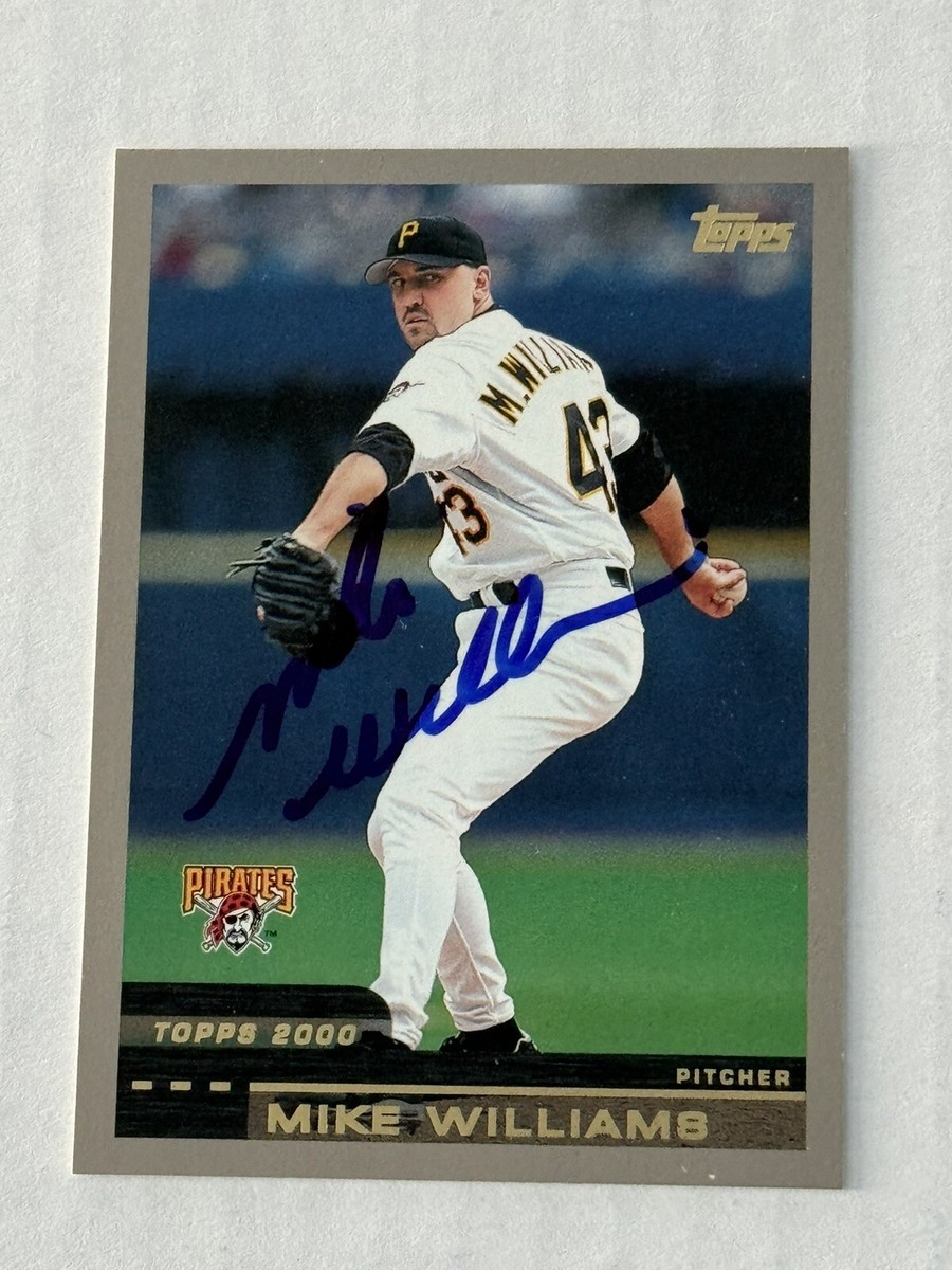 Mike Williams 2000 Topps Authentic Signed Autograph Auto Card