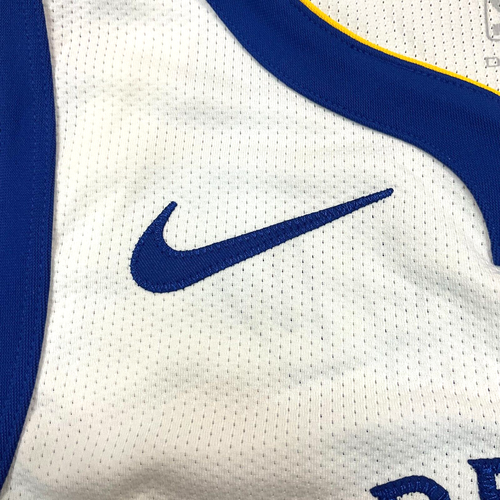 New Stephen Curry Golden State Warriors Authentic Sewn White Jersey Sz 40 S $200 - Picture 6 of 12