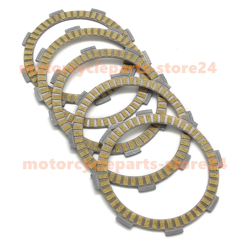 Placas de fricción de embrague para Honda CB100N CB125 T/T2 1978-1980/CB125 S/J 1975-1979 Foto 3 de 4