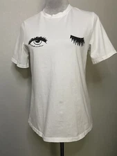Shein T-Shirt White Tee Women’s Size Small Item- 0144