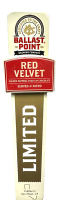 BALLAST POINT - RED VELVET - GOLDEN OATMEAL STOUT - BEER TAP HANDLE