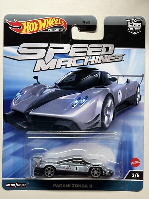 Hot Wheels Car Culture - Speed Machines 3/5 - PAGANI ZONDA R - Real Rider