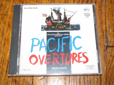 PACIFIC OVERTURES SONDHEIM/WEIDMAN ORIGINAL LONDON CAST SEALED RCA VICTOR CD