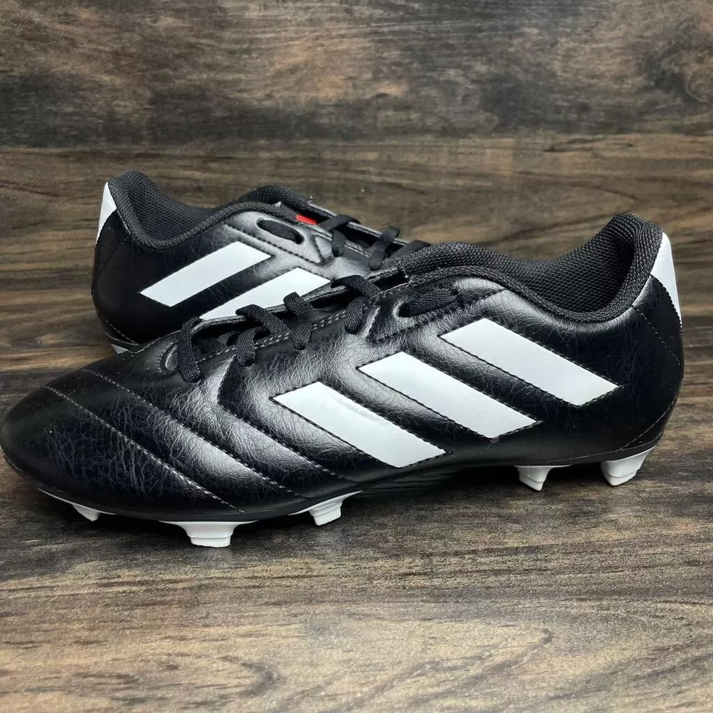 Adidas Goletto 7 SG Lace Up TPU Cleats Black White Men s Sz US
