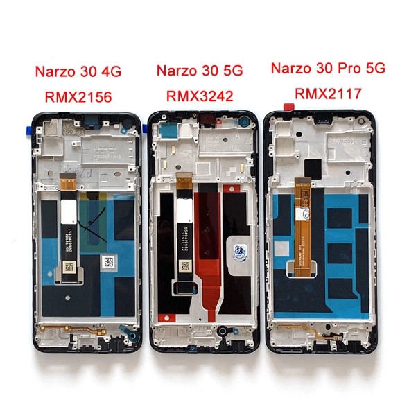 Écran De Remplacement Pour Realme 8 (5G) Et Narzo 30 (5G) - LCD Sans Châssis, Neuf, Compatible 2021