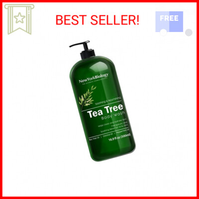 Tea Tree Body Wash - 16 OZ - Helps Jock Itch & Itchy Skin Nail Fungus Athletes