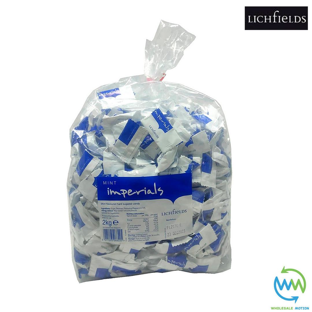 MINT IMPERIALS Lichfields INDIVIDUAL Wrapped SWEETS Portion MINTS