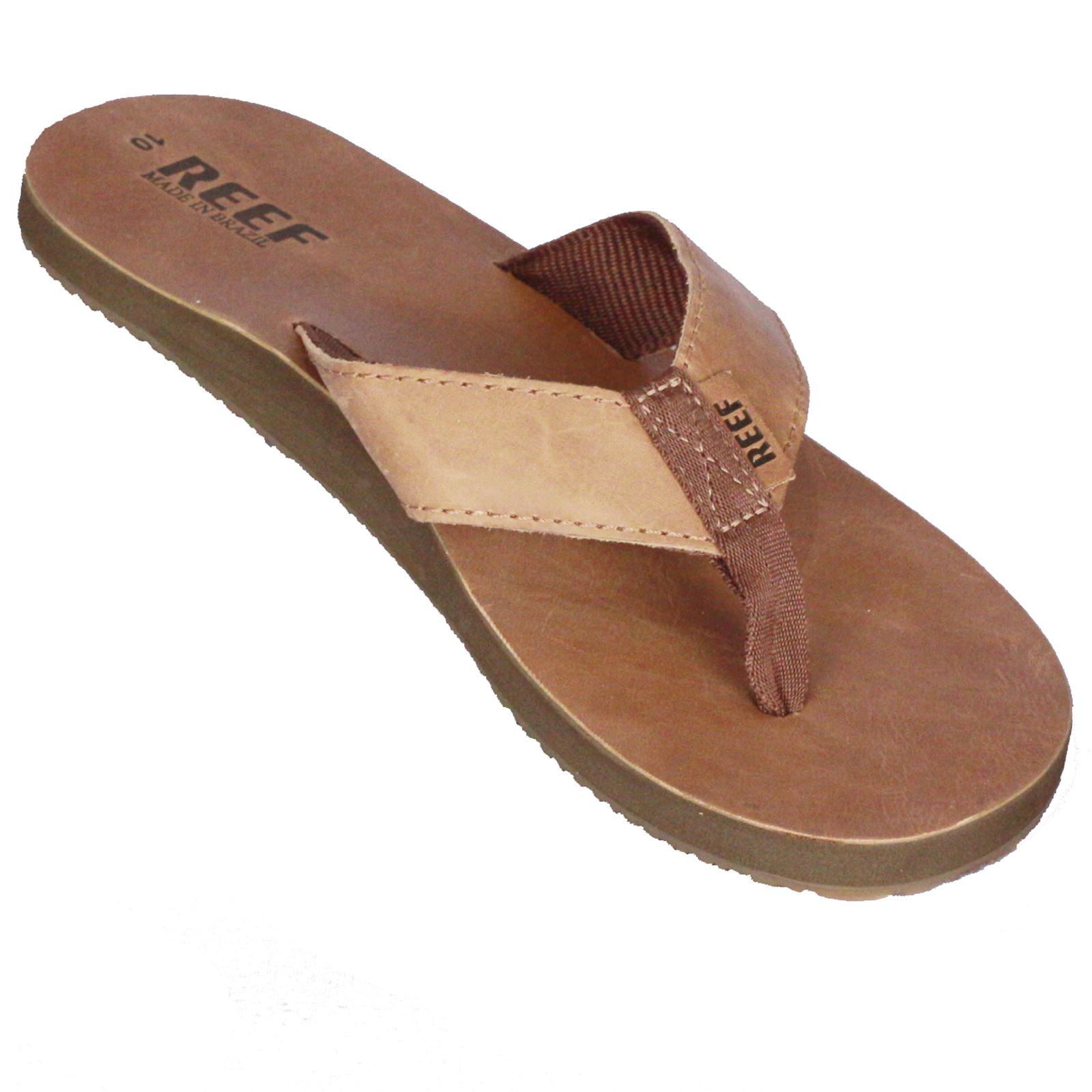 Reef Mens Premium Leder Sandale ~ Leder Smoothy Reef Mens Premium Leder Sandale ~ Leder Smoothy