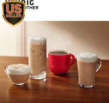 Standalone Frother Works Non-Dairy Milk, Hot and Cold Frothing, 6 Oz, Black