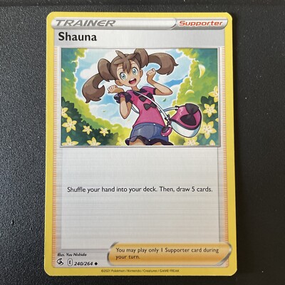Shauna Uncommon Pokemon Card 240/264 Fusion Strike