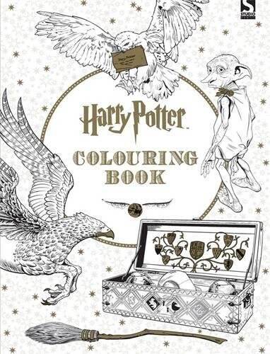 Harry Potter Coloring Book Paperback By Warner Brothers - Good Condition  